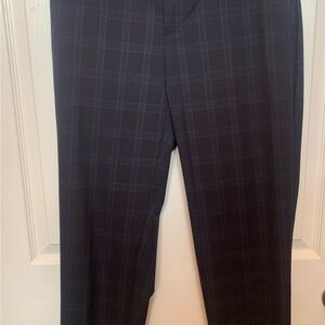 Charter Club Dark Gray Plaid Pants